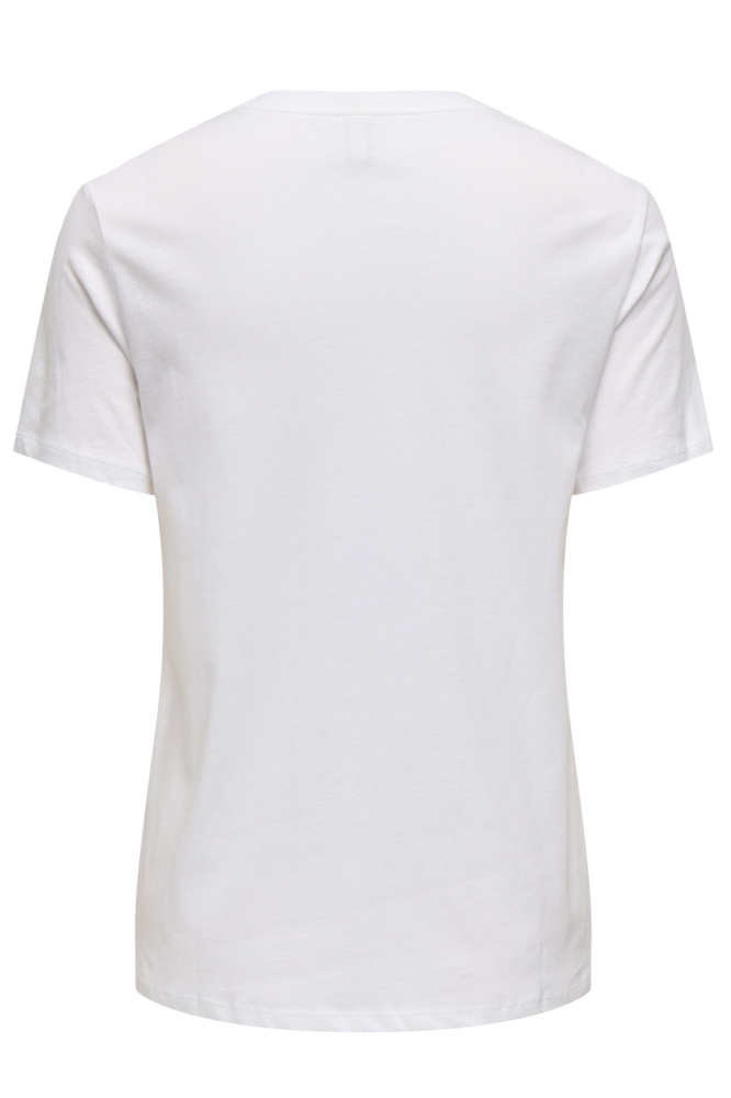 ONLLUCIA LIFE REG S/S TOP JRS 15324866 BRIGHT WHITE/TIGER